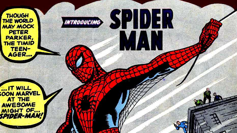 The original cover of Amazing Fantasy #15, Spider-Man’s debut, that gave True Life Tales of Spider-Man its cover.